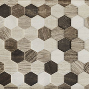 Hexagon Bois Beige